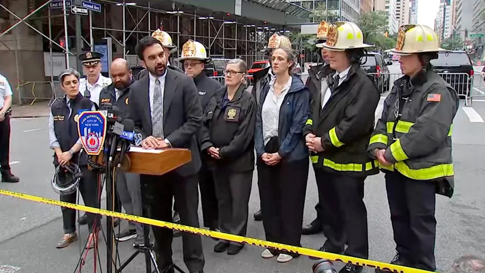 WABC - PHOTO: New York City Mayor Zohran Mamdani speaks at a press conference on July 7, 2026.