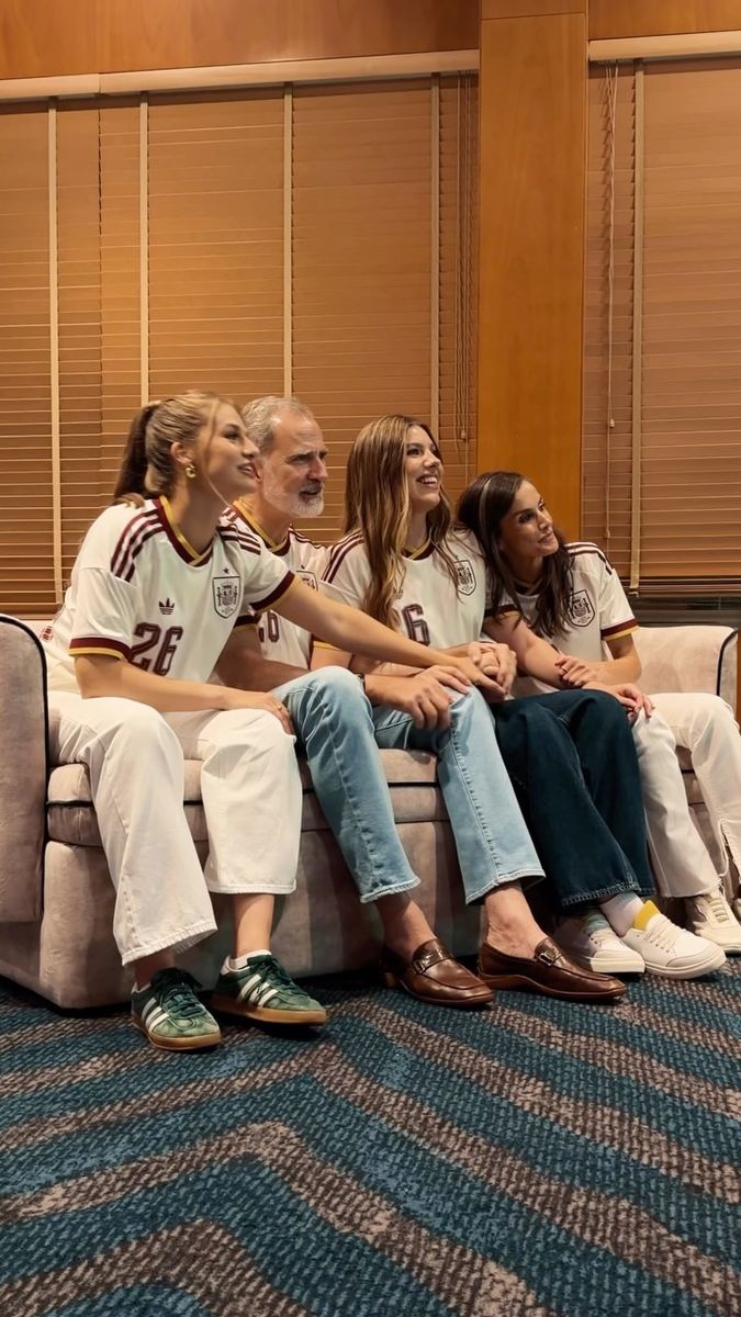 King Felipe VI, Queen Letizia, Princess Leonor, and Infanta Sofía celebrated Spain's place in the 2026 FIFA World Cup final after La Roja's 2-0 victory over France.
