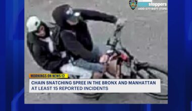 News 12 | Bronx | Moped Duo Wanted For Jewelry Robbery Pattern In Bronx And Manhattan