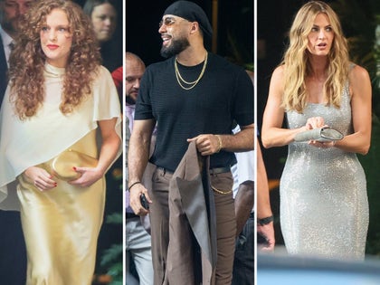 Taylor Swift & Travis Kelce's Rehearsal Dinner Guests Spotted Leaving NYC Hotel