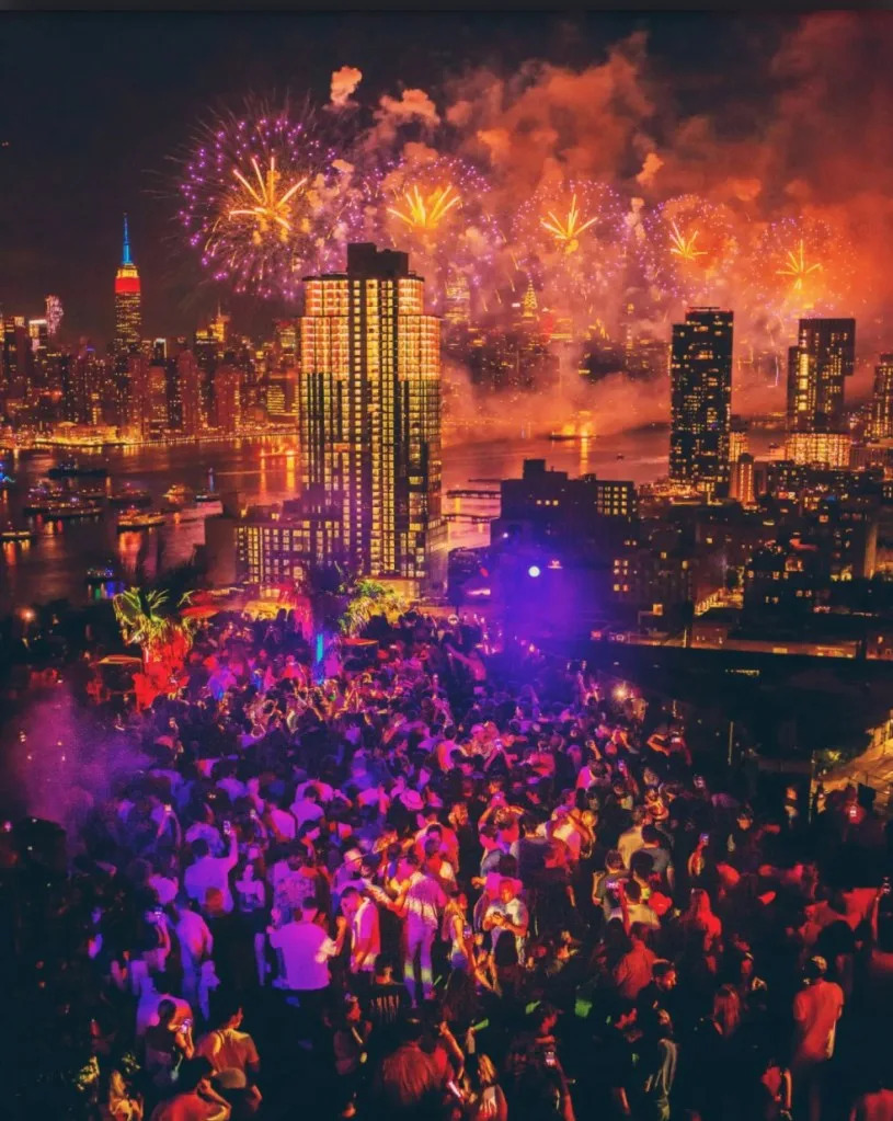 One of the nicest hotels in Williamsburg, known for its spectacular rooftop views, will be a prime party spot. William Vale