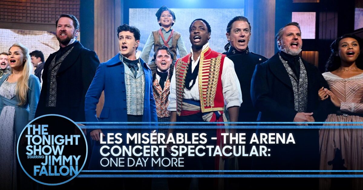 Watch Cast of Les Misérables: The Arena Concert Spectacular Perform 'One Day More' on The Tonight Show