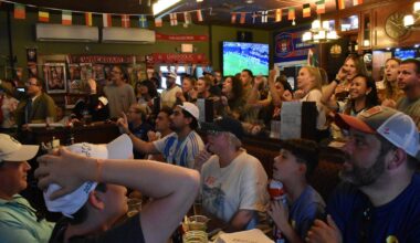 A slice of England: The Queen’s Arms Pub embraces World Cup frenzy