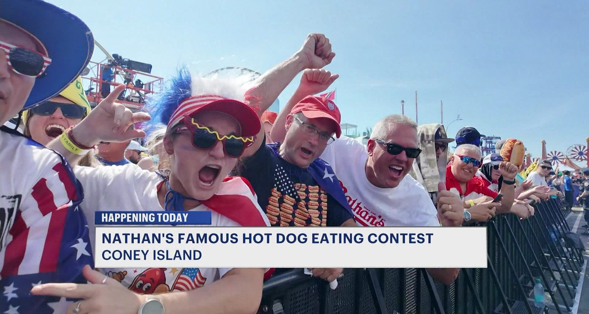 News 12 | Brooklyn | Nathans Famous July 4th Hot Dog Eating Contest Returns To Coney Island