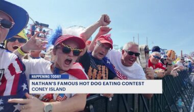 News 12 | Brooklyn | Nathans Famous July 4th Hot Dog Eating Contest Returns To Coney Island