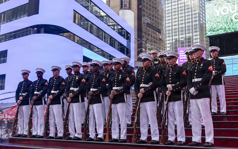 The platoon stands for a photo.