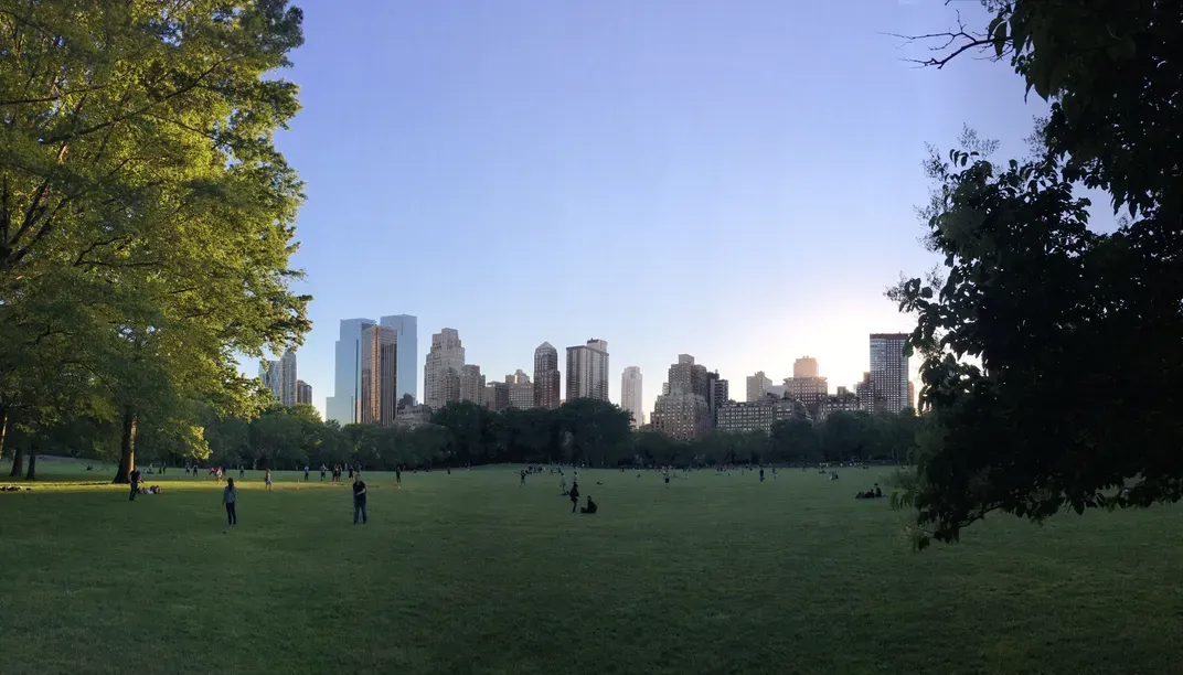 9 - For New Yorkers and visitors from around the world, Sheep Meadow is a favorite spot to play, sunbathe, picnic and admire the city skyline.