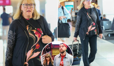 Donna Kelce arrives in NYC ahead of Travis’ wedding to Taylor Swift