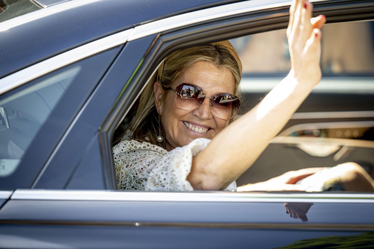 Queen Máxima smiled and waved as she departed after launching the milestone edition of the iconic jazz festival.