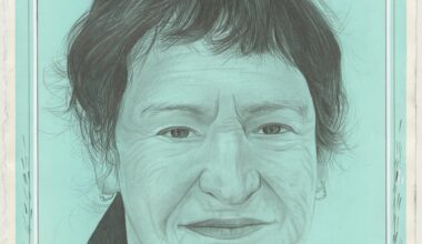 Portrait of Nancy Rubins, pencil on paper by Phong H. Bui.