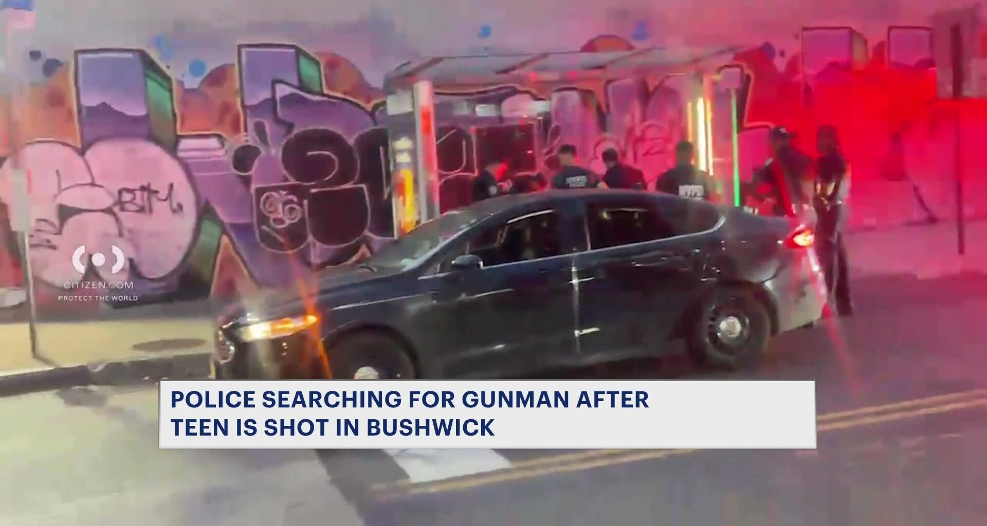 News 12 | Brooklyn | Teen Shot In The Foot During Bushwick Dispute Gunman On The Run