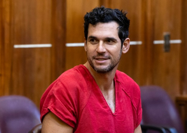 Oren Alexander, 37, attends his bond hearing after being charged with multiple state and federal crimes, including sex trafficking and rape, at the Richard E. Gerstein Justice Building on Friday, Dec. 13, 2024, in Miami. (Matias J. Ocner/Miami Herald via AP, Pool)