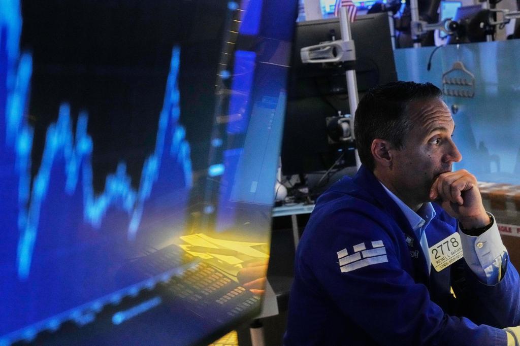 Brent oil's price briefly tops $100 per barrel, as stocks fall