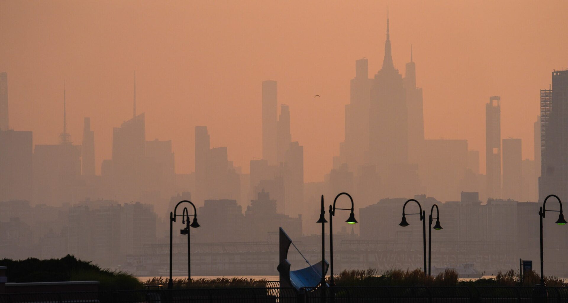 Storms expected to clear wildfire smoke from Northeast US ahead of World Cup final