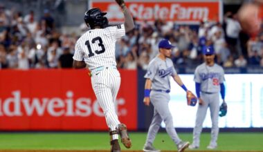 Dodgers split doubleheader with Yankees after long day in Bronx – Orange County Register