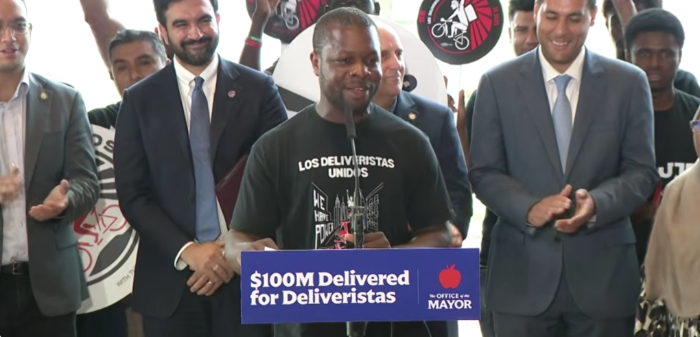 Aboubacar Ki speaks at Mayor Mamdani Press conference