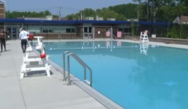 pool and lifeguard chairs
