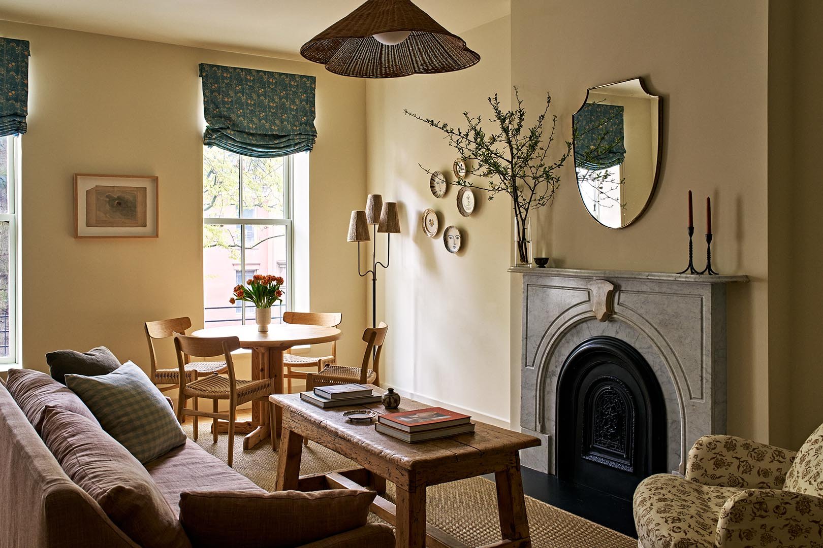 countryside cozy living room