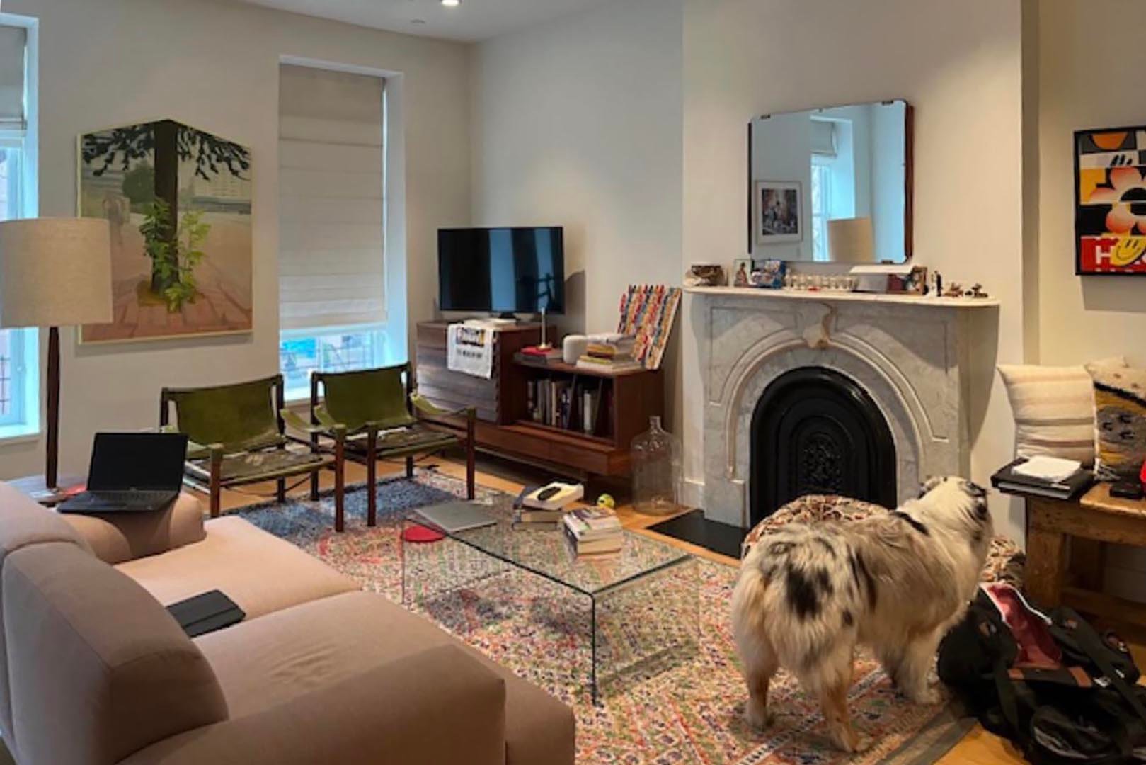 eclectic living room