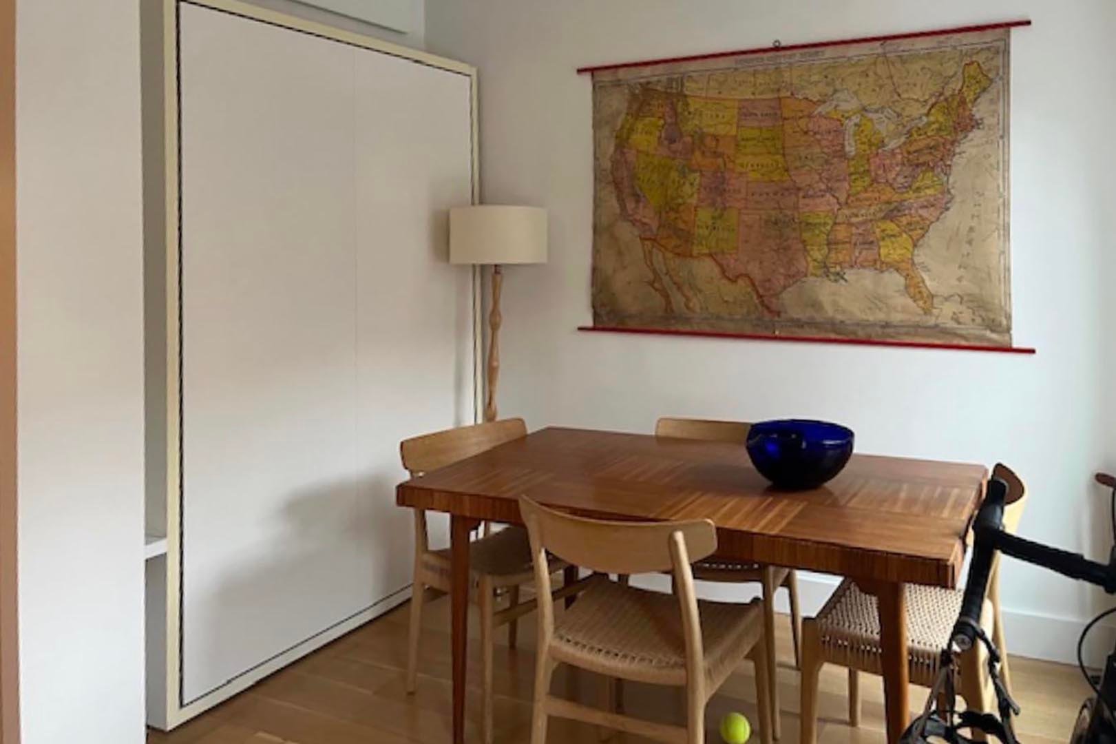 modern dining room before
