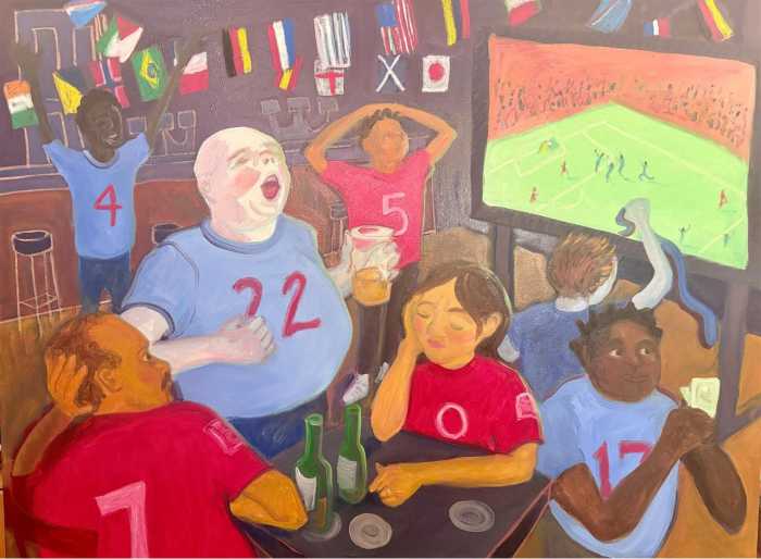 world cup painting