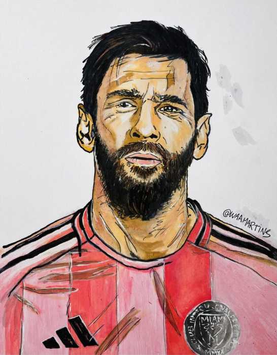 lionel messi sketch