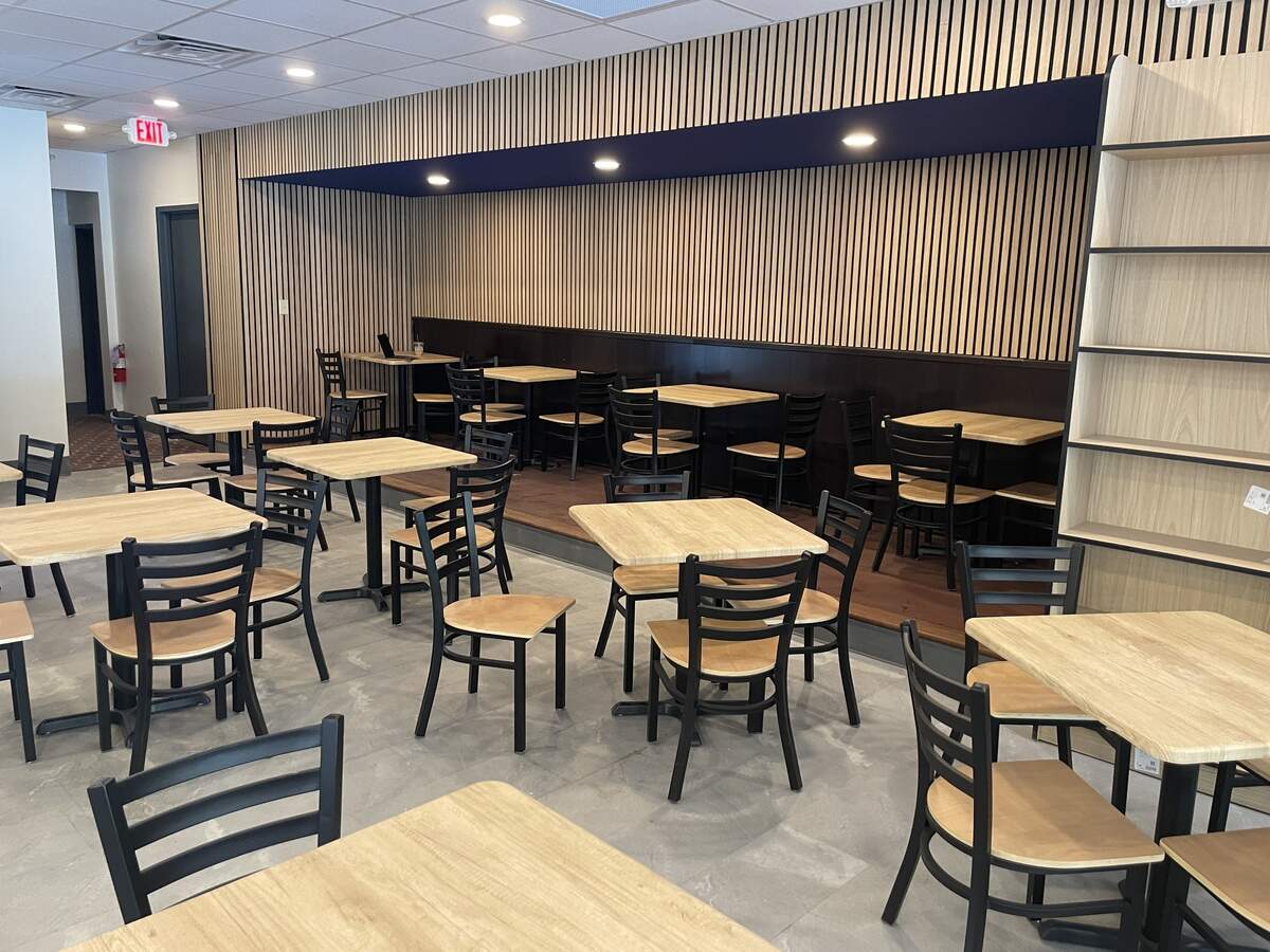 Plentiful seating is available inside Brooklyn Bodega, opening soon at 340 E. College Ave. in State College.