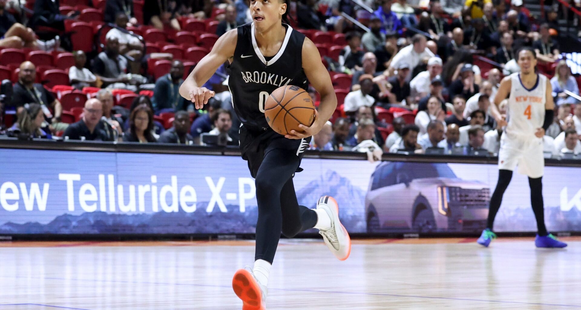 Nets lottery pick Mikel Brown Jr. is averaging 18.0 points in two Las Vegas Summer League games. Photo: Ian Maule/AP