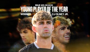 THE PEOPLE'S CHOICE: Brooklyn FC's Olney named USL Championship mid-season young player of the year
