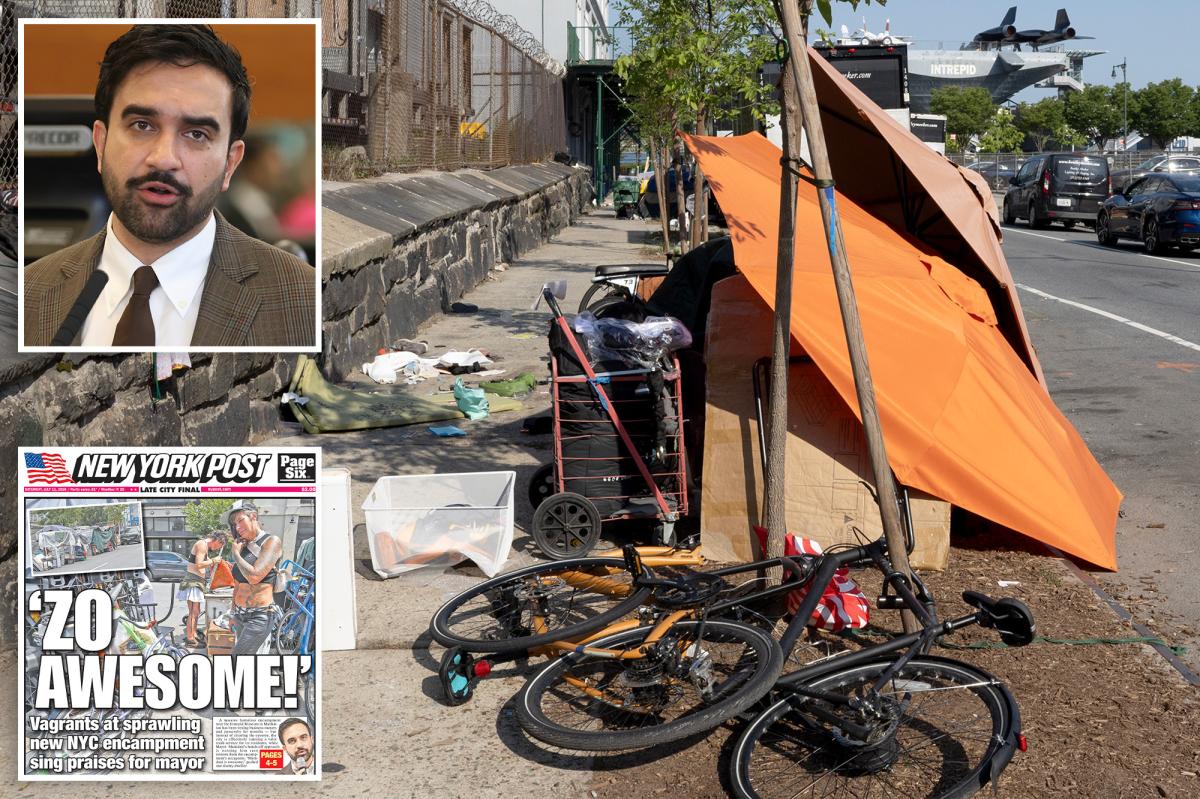 Mayor Zohran Mamdani's non-answer on homeless encampment near NYC Intrepid Museum