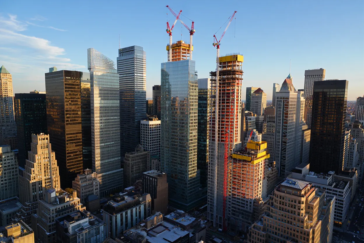 Manhattan development sales surged 1,457% YoY in Q2 2026, while office and multifamily deals also posted strong gains.