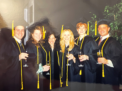 Dr. Cavallaro graduation group photo