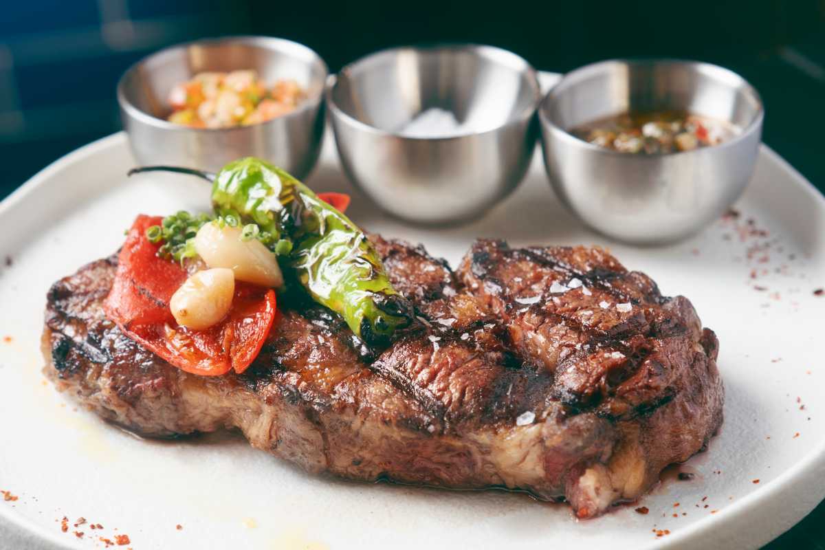 Palermo Argentinian Bistro's strip steak.