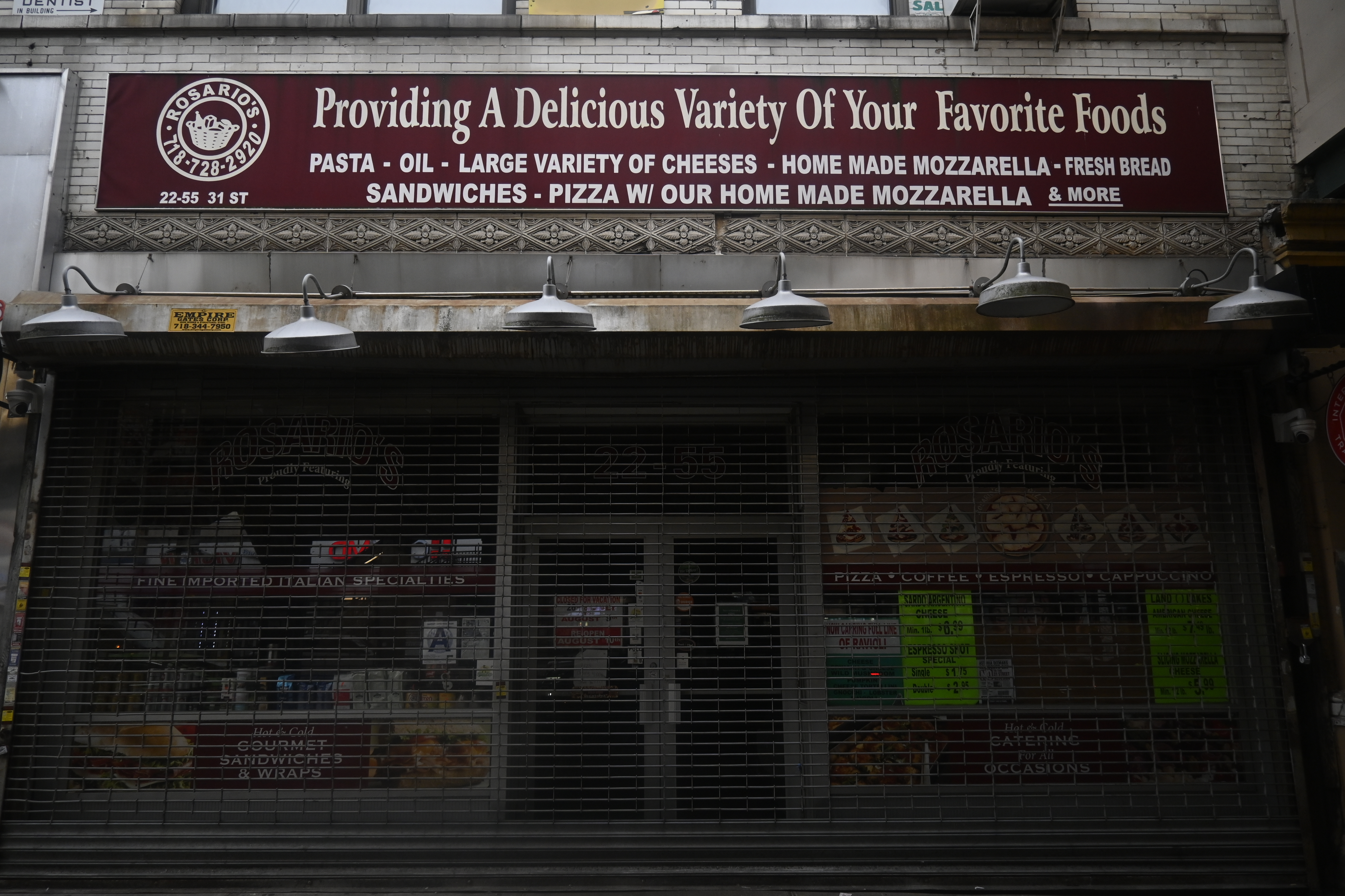 Rosario’s is located at 22-55 31st St in Astoria. 