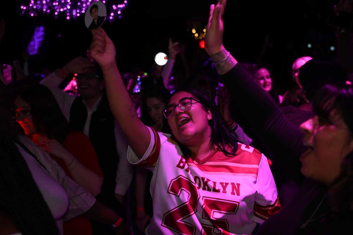 BTS fans celebrate the release of ARIRANG