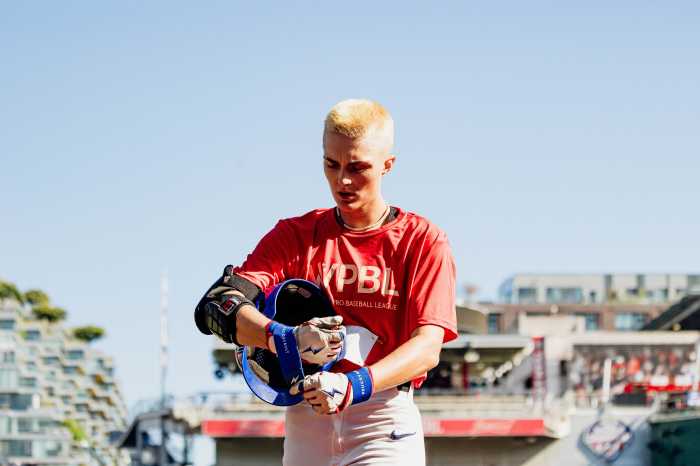 London Studer, 19 Ohio, will be the New York Heights' first base player in its upcoming inaugural season beginning on August 1 in Springfield, Illinois.