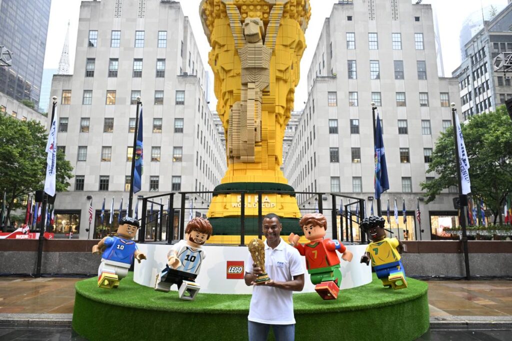 The largest mobile LEGO build in history just landed in Manhattan — a 4.2-ton World Cup masterpiece you can visit for free until July 19