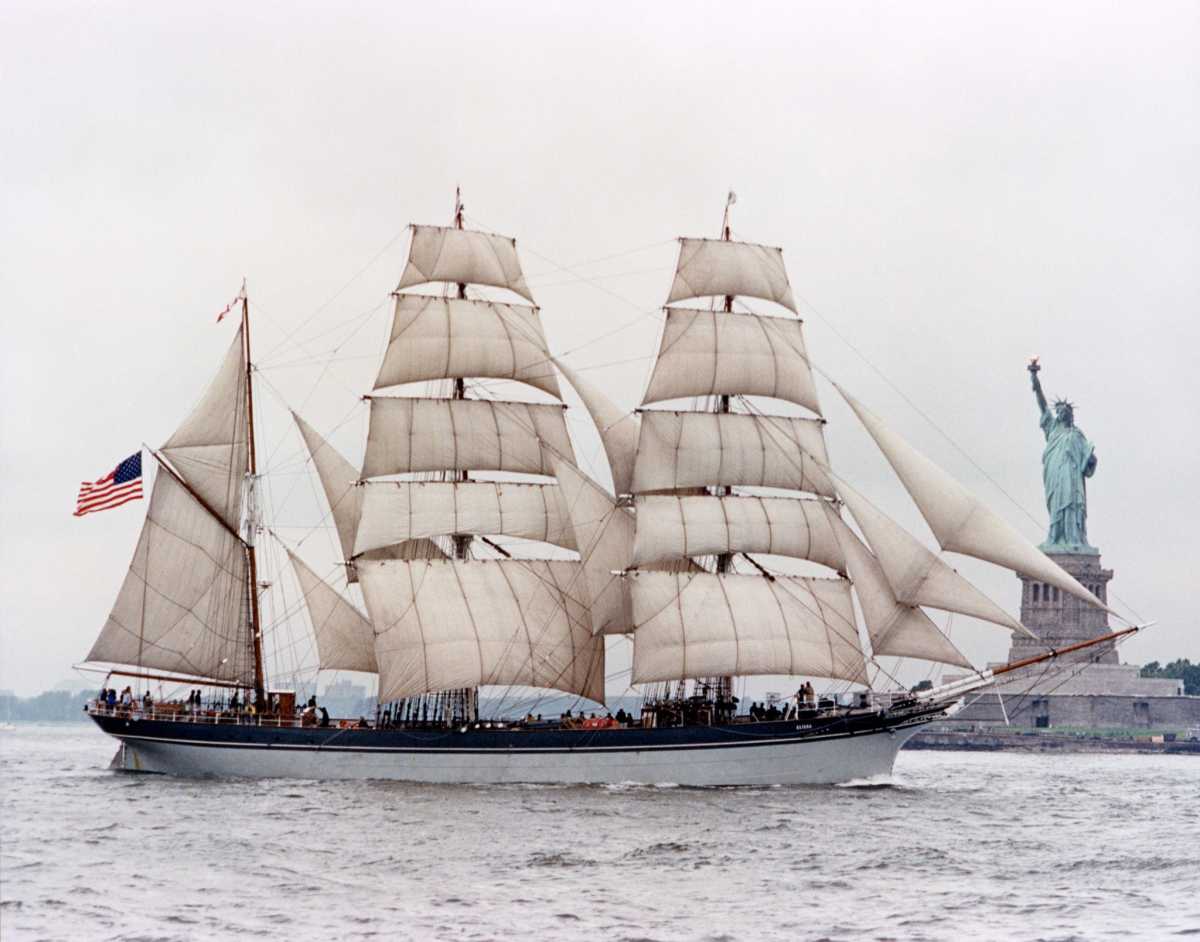 America 250: Tall Ship Elissa to dock in Brooklyn for July 4 parade and local events this weekend 3 Elissa in New York in 1986.