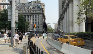 Eyes on the Street: Brooklyn Bridge Cyclists Finally Get A Grand Manhattan Gateway