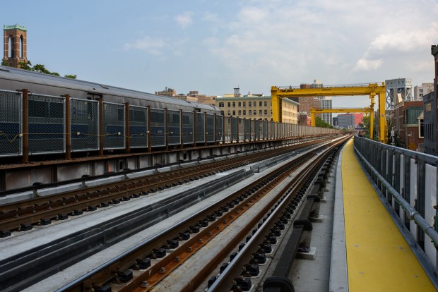 The view north from the tracks near the 125th St. station of the Metro-North Railroad is pictured Monday, July 27, 2026. Over 12,000 feet of rails and nearly 200 bridges were replaced over the past three years as part of an effort to rehabilitate the Park Ave. Viaduct, which carries trains north out of Grand Central Terminal. (Evan Simko-Bednarski / New York Daily News)