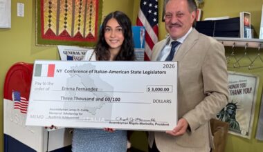 Addabbo Presents Scholarship To Ozone Park Student