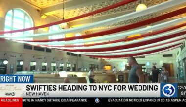 Connecticut fans head to New York City as Taylor Swift, Travis Kelce reportedly wed at Madison Square Garden