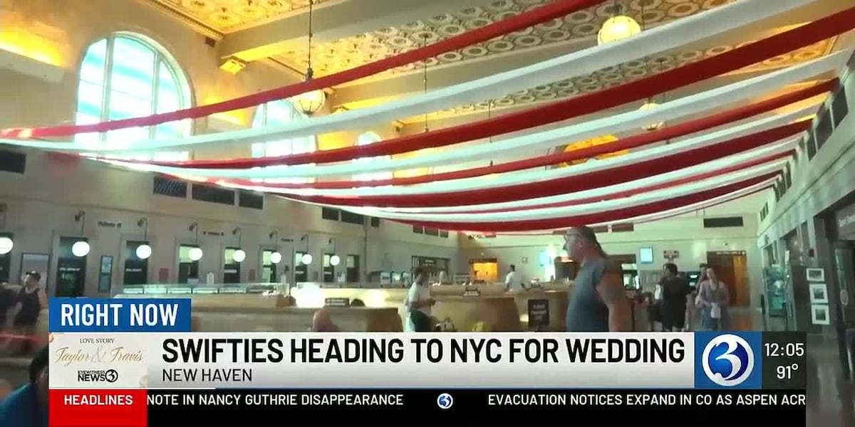Connecticut fans head to New York City as Taylor Swift, Travis Kelce reportedly wed at Madison Square Garden