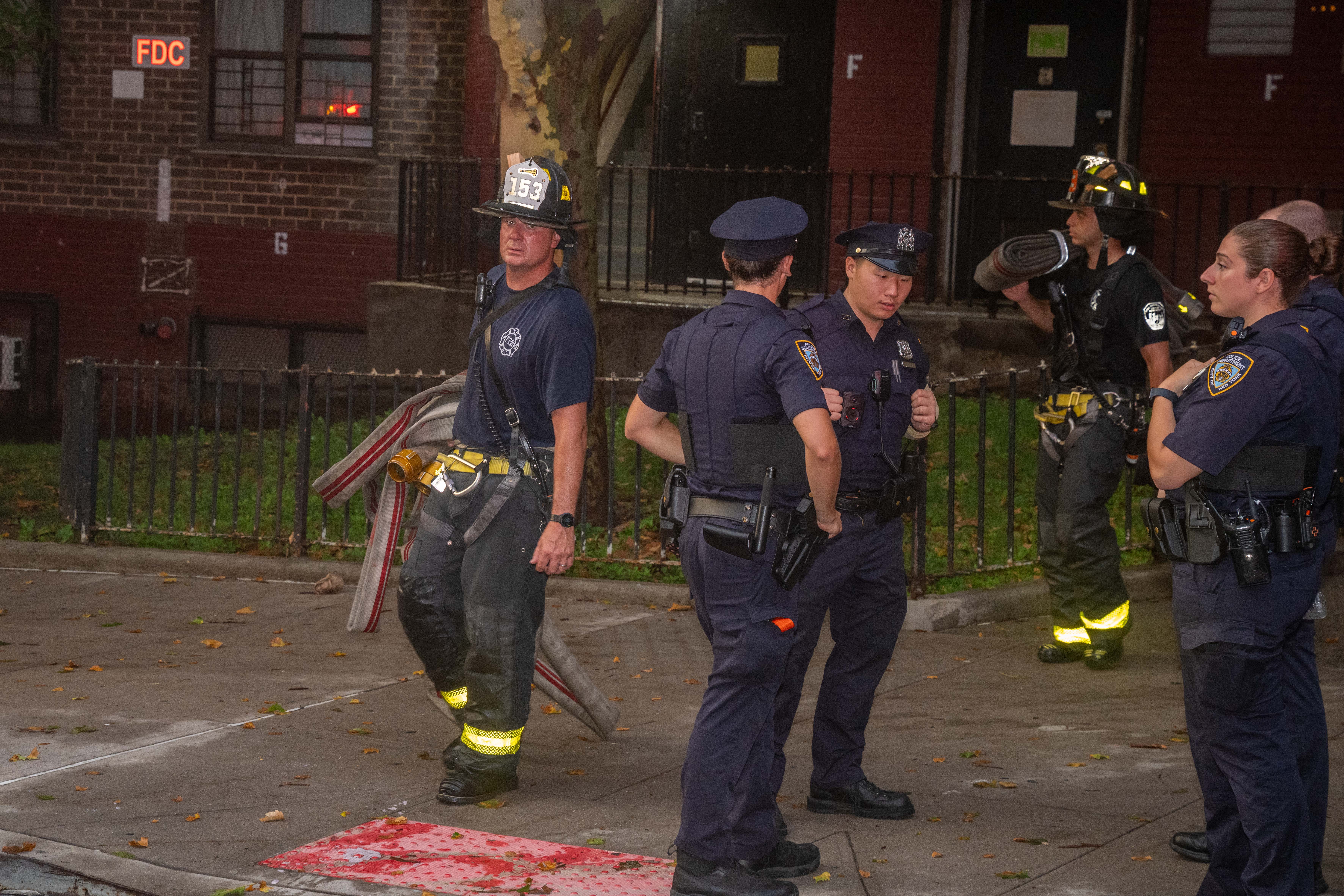 An all-hands fire on the eighth floor of 131 Jersey St. draws 20 FDNY units and 60 firefighters in New Brighton on Thursday, July 9, 2026. (Owen Reiter for the Advance/SILive.com)