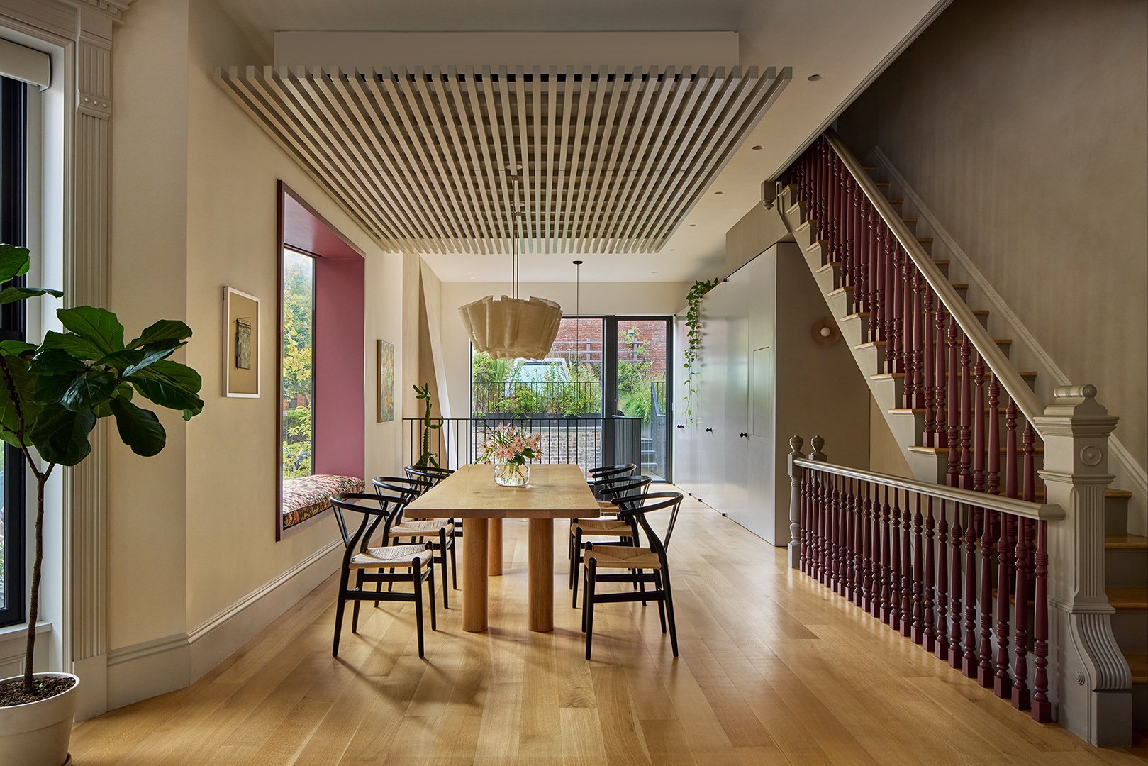 dining room and stairway