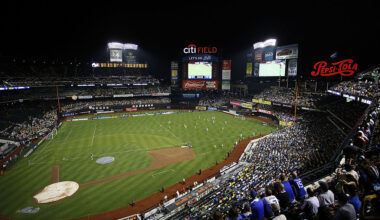 A general view of an exhibition match between Juventus FC and Club America on July 26, 2011 at Citi Field in the Flushing neighborhood of the Queens borough of New York City.