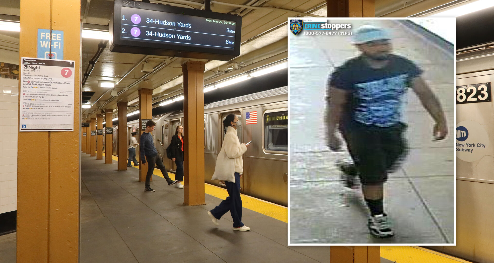 Man, 62, shoved against pillar, cracks skull amid quarrel at Queens subway stop