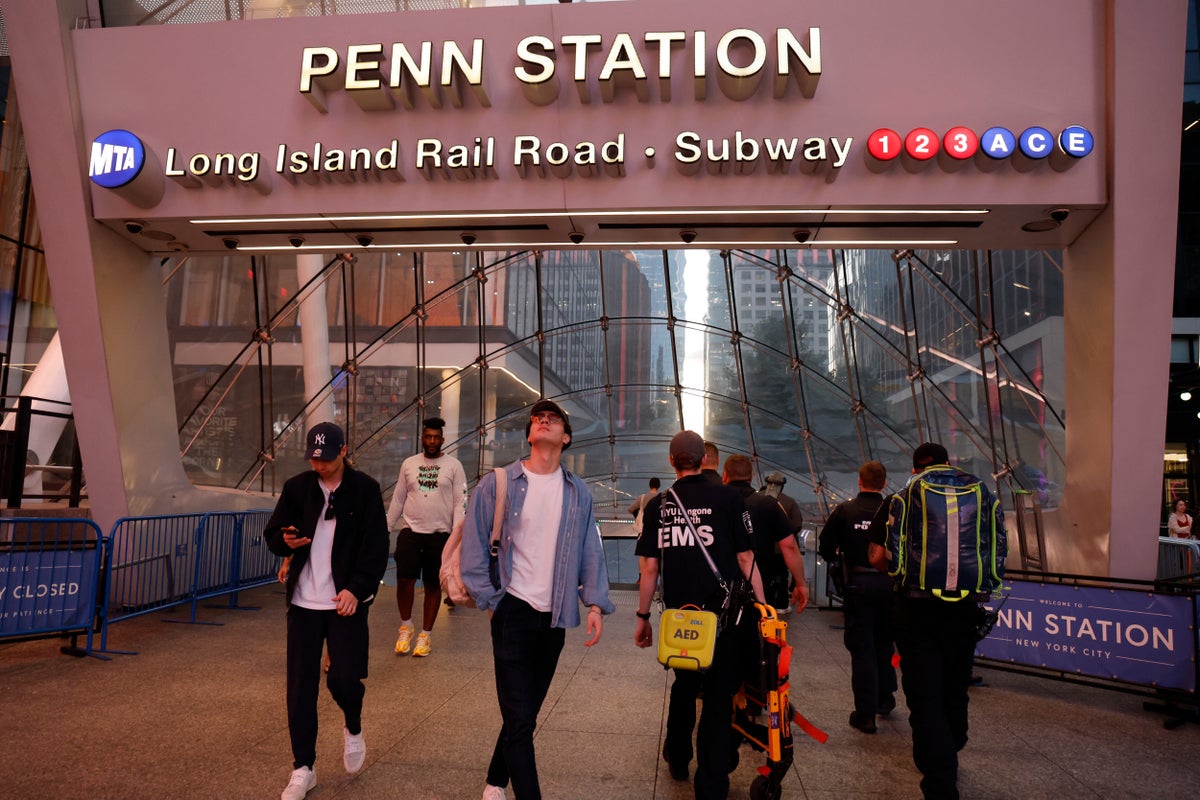 Transportation Secretary Sean Duffy said the Trump administration plans to instruct Amtrak to rename Penn Station in New York City — potentially after Trump, according to a new report (AFP via Getty Images)