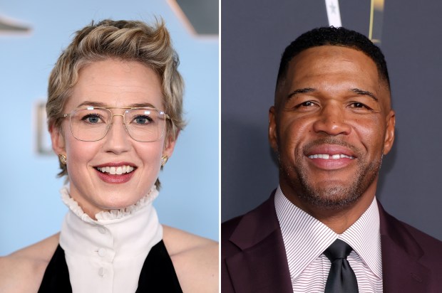 Carrie Coon, left, and Micheal Strahan. (Getty Images)