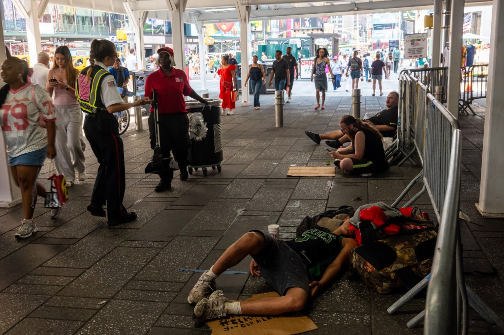 On NYC’s scorching streets with homeless outreach during Code Red extreme heat